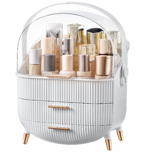 Vorey Makeup Storage Organizer A-White