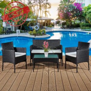 Aweather 4 Pieces Patio Furniture Set