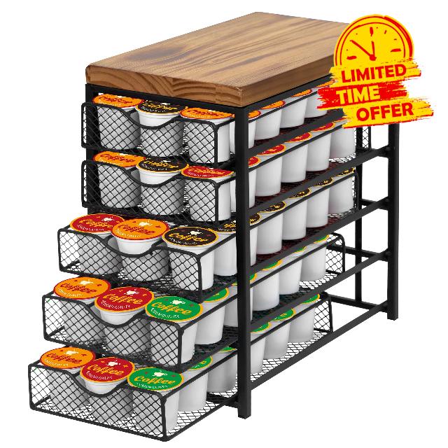 YCICI Coffee Pod Drawer Holder for K cup