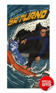 Rauw Alejandro Playa Saturno Towel Large