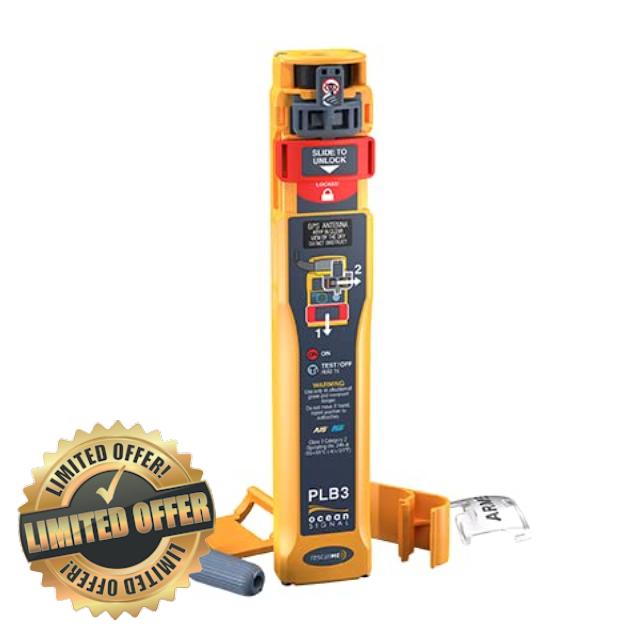 Ocean Signal rescueME PLB3 AIS RLS Personal Locator Beacon SafeSea GPS Satellite SOS Emergency Personal Locator Beacon - Programmed for UK Registration)
