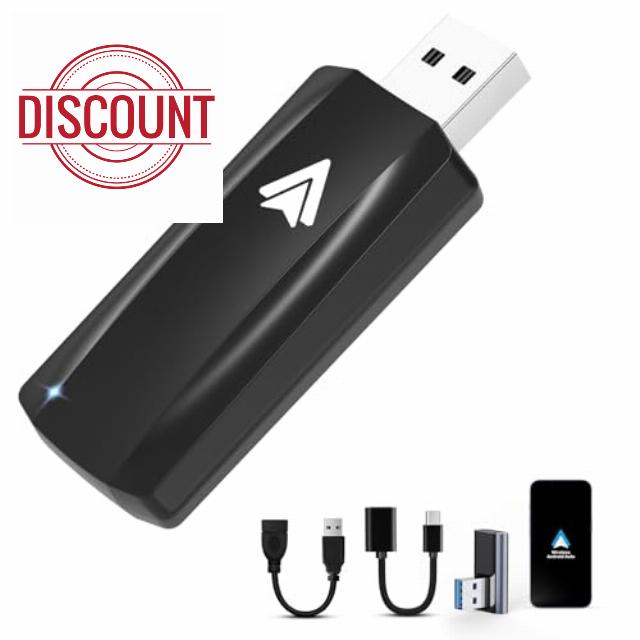 MSXTTLY Wireless Android Auto Adapter U2A-AIR Wireless A2A Dongle