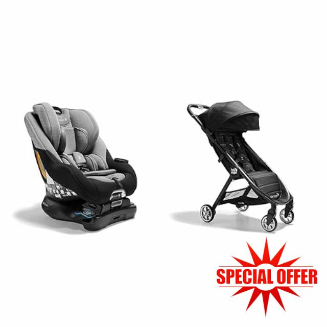 Baby Jogger City Turn Rotating Convertible Car Seat | Unique Turning Car Seat Rotates for Easy in and Out