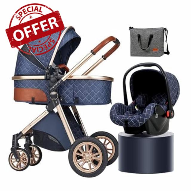 3 in 1 Pram Baby Stroller and Seat Combo