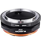 K&F Concept EF/EF-S to NEX Lens Mount Adapter, Manual Lens Adapter for Canon EF EF-S Mount Lens a...