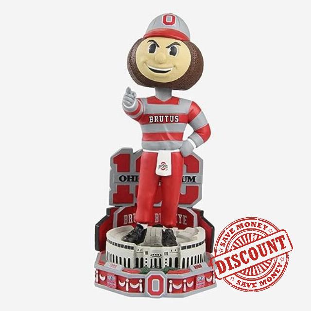 Brutus Buckeye Ohio State Buckeyes Stadium 100th Anniversary Bobblehead College