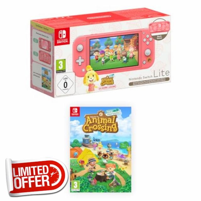 Nintendo Switch Lite Animal Crossing: New Horizons Isabelle Aloha Editio