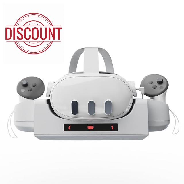 BeisDirect Charging Dock for Meta Quest 3 VR Headset and Touch Controllers