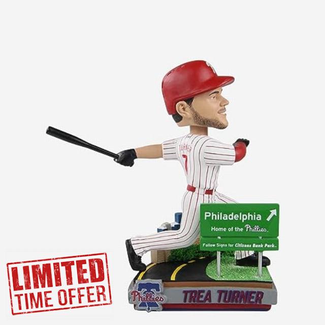 Trea Turner Philadelphia Phillies Next Stop Bobblehead MLB Baseball