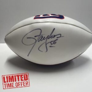 Lawrence Taylor NY giants HOF Signed Football. Auto Steiner - Autographed Footballs