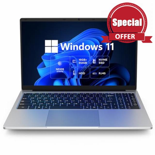 OTVOC Laptop 15.6 inch Windows 11