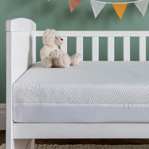 Breathable and Machine Washable Cot Bed Mattress - 140x70x15