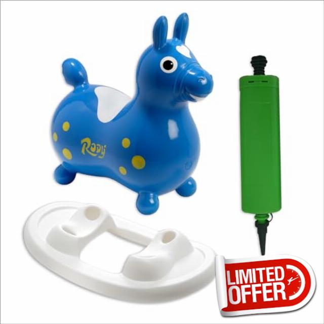 Gymnic Rody and Rocking Base (Blue Rody & Rocking Base)