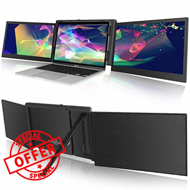 OFIYAA P2 Pro Portable Triple Monitor for Laptop