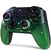 Wireless Pro Controller Compatible with Switch/Lite/OLED/PC Window, with Programmable/Turbo/Gyro ...