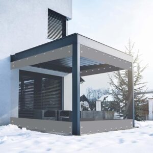 19oz Outdoor Clear Vinyl Patio Enclosure