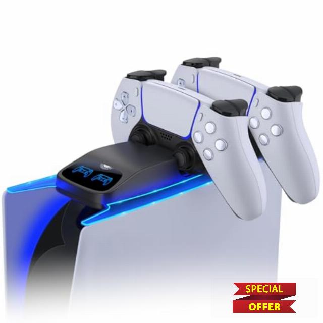 RGB PS5 Charging Dock Station for Playstation 5 Controller