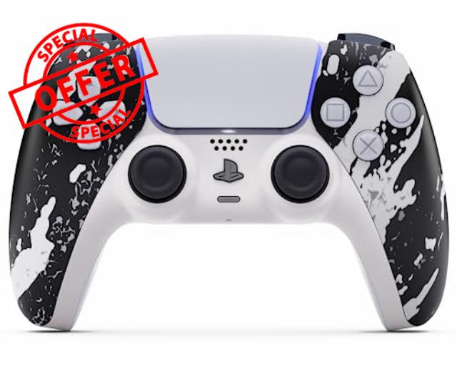 AimControllers PRO Controller compatible with PS5 Console & PC | Custommade Wireless Gaming Controller with 4 Back Remappable Paddles | Gaming Accessories Electronics (White@CAMO)