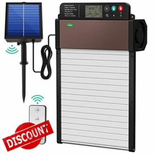 Automatic Chicken Coop Door Solar Powered Auto Coop Door Opener