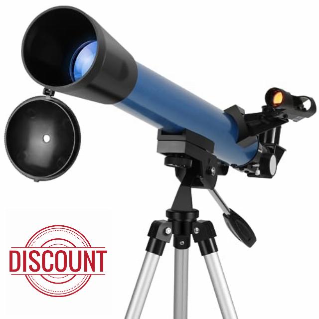 Tuword Astronomical Telescope 600/50 Refractor Telescope for Children and Beginners with Mobile Phone Adapter for Observing The Moo