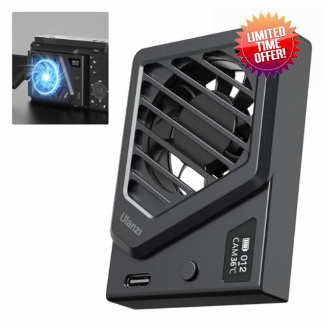 ULANZI Camera Fan Compatible with Sony/Canon/Fujifilm