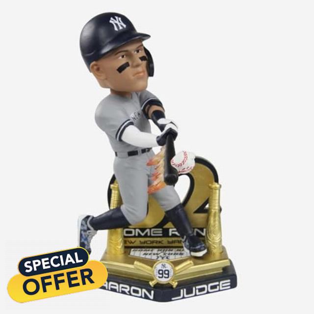 Aaron Judge New York Yankees 62 Home Run Variant Bobblehead MLB Baseball