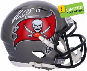 Mike Evans Tampa Bay Buccaneers Autographed Riddell Speed Mini Helmet - Autographed NFL Mini Helmets