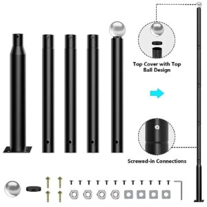 Outdoor Solar Street Lamp Post with Base