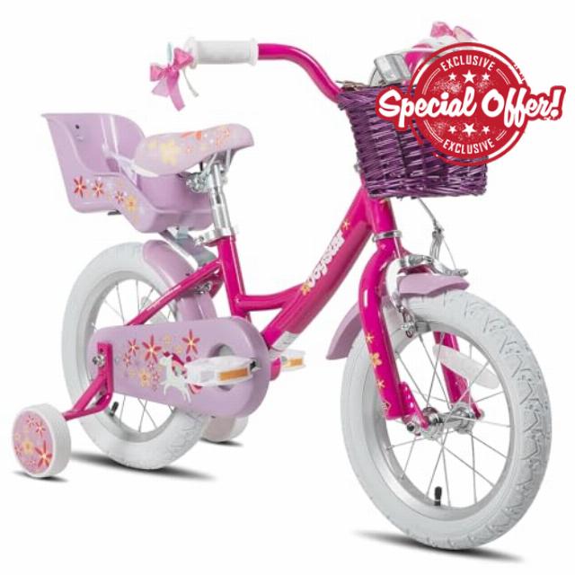 JOYSTAR Unicorn Girls Bike for 2-9 Years Old Kids