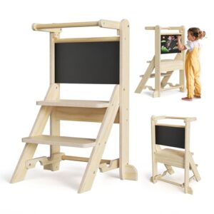 Anti-Slip Feet Toddler Stool Helper for Counter