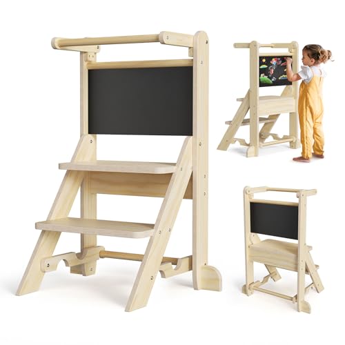 Anti-Slip Feet Toddler Stool Helper for Counter