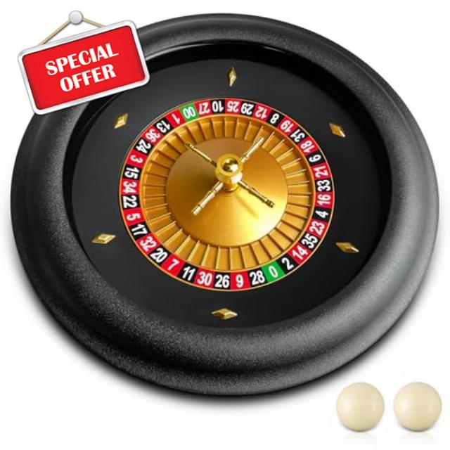 Leyndo 18 Inches ABS Professional Roulette Wheel Set