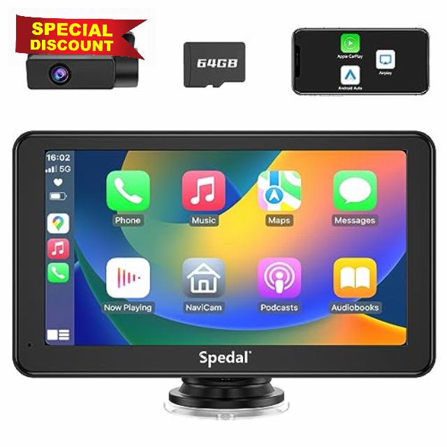 Spedal Wireless Apple CarPlay & Android Auto Car Stereo Receivers