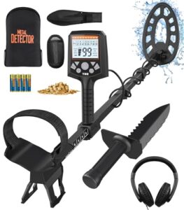 10 Sensitivity 6 Professional Modes 12" Waterproof Coil 9 Type Target Metals Gold Detector kit