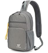SKYSPER Packable Crossbody Sling Bag Cross Body Sling Backpack Shoulder Chest Bag Travel Hiking D...