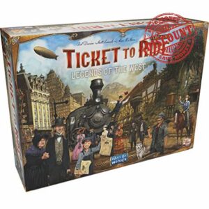 Ticket to Ride Legacy: Legends of the West Board Game | Train Route-Building Strategy Game | Family Game for Kids and Adults | Ages 10+ | 2-5 Players | Avg. Playtime 20-90 Min | Made by Days of Wonder