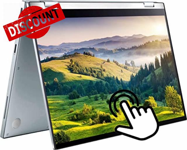 Asus Flagship Chromebook 14'' FHD Touchscreen 2-in-1 Thin and Light Laptop