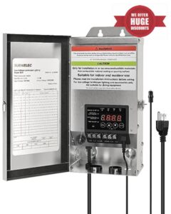 SURAIELEC 300 Watt Low Voltage Landscape Transformer