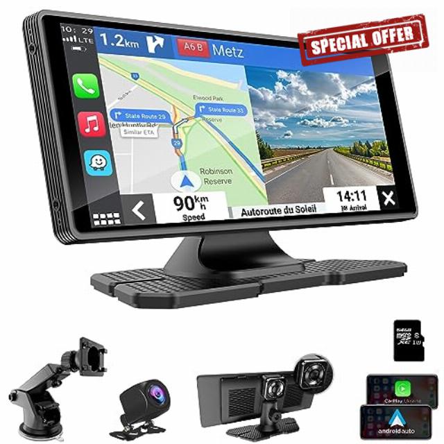 Dogfuel Wireless Portable Apple Carplay Car Stereo