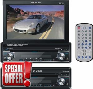DP Audio Video DZP906 7.0-Inch Single Din Touch Screen DVD Receiver