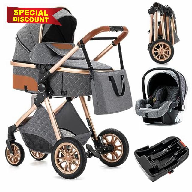 Zkiprm 3 in 1 Stroller