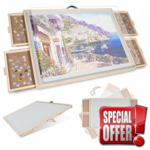 ALL4JIG 2-in-1 Tilting & Rotating Puzzle Board for Adults Gifts