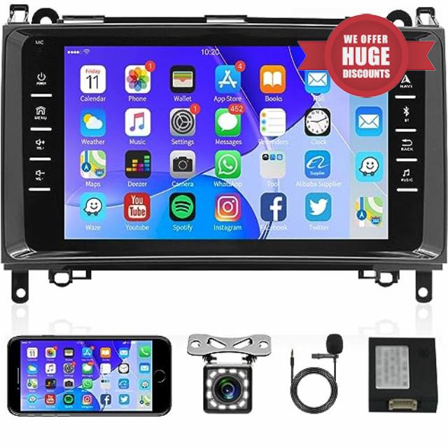 for Mercedes Benz W169 W245 B160 B170 B180 B200 W639 Vito Viano W906 Sprinter Android Car Stereo