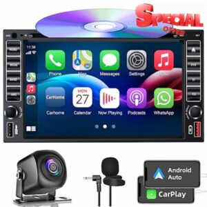 Double Din Car Stereo Radio with CD/DVD Player