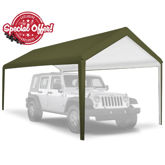 Zenicham 10'x20'Carport Replacement Canopy