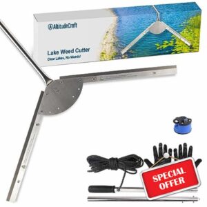 AltitudeCraft Lake Weed Cutter - Weed Razor for Lake with 36'' Cut Width