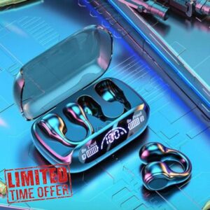 Wireless Ear Clip Conduction Headphones for all Phone