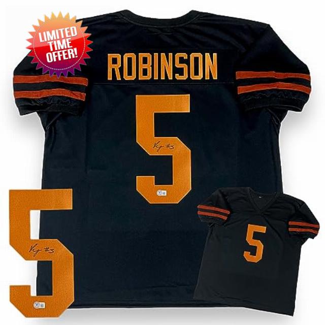 Bijan Robinson Autographed Signed Jersey - Black - Beckett Authentic