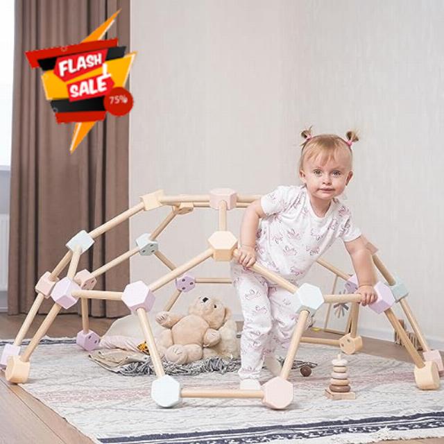 Woodandhearts Climbing Dome for Kids 1-6