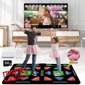 Music Double Dance Mat for Kids and Adults